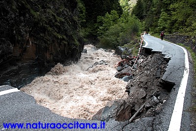 Alluvione a Canosio e Marmora